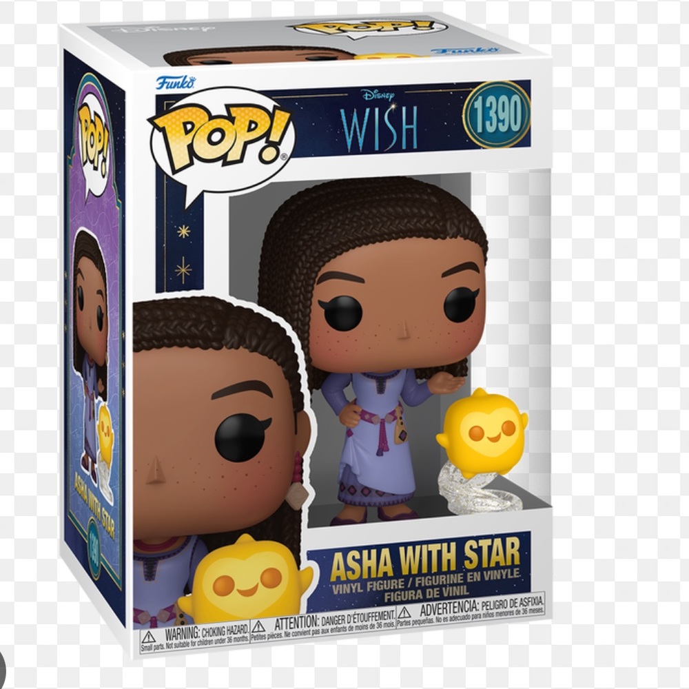 Funko pop Asha with star figure